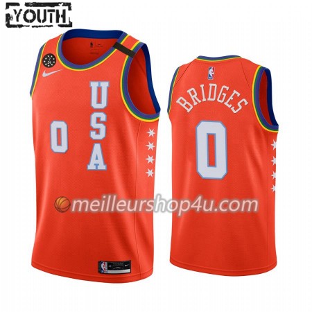 Maillot Basket Enfant Charlotte Hornets Miles Bridges 0 Nike 2020 Rising Star Swingman